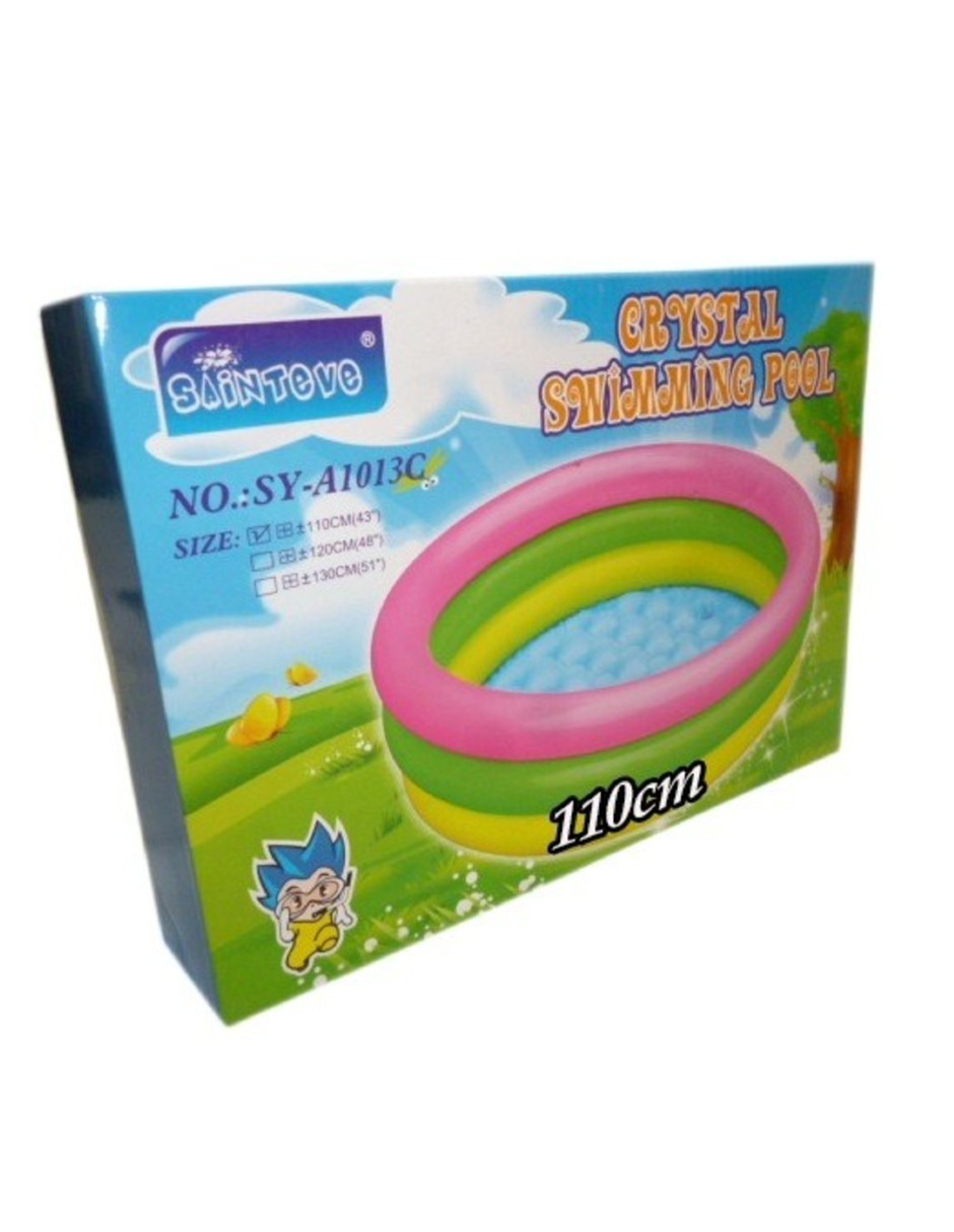 Foto 4 pulgar | Alberca Circular Multicolor 110 Cm