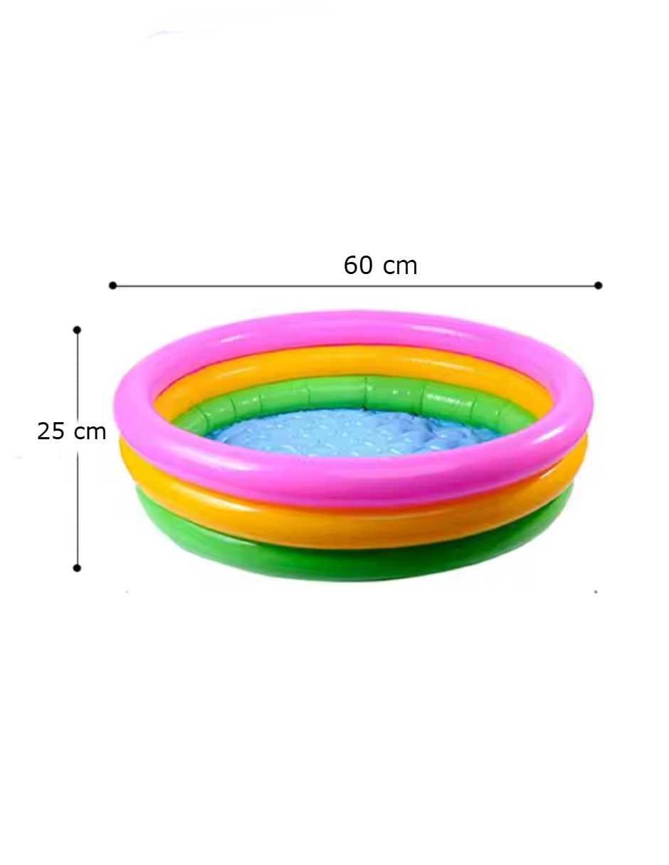Foto 4 | Alberca Inflable Circular Multicolor 60 Cm