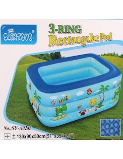 Foto 2 | Alberca Inflable Rectangular Azul 150 Cm