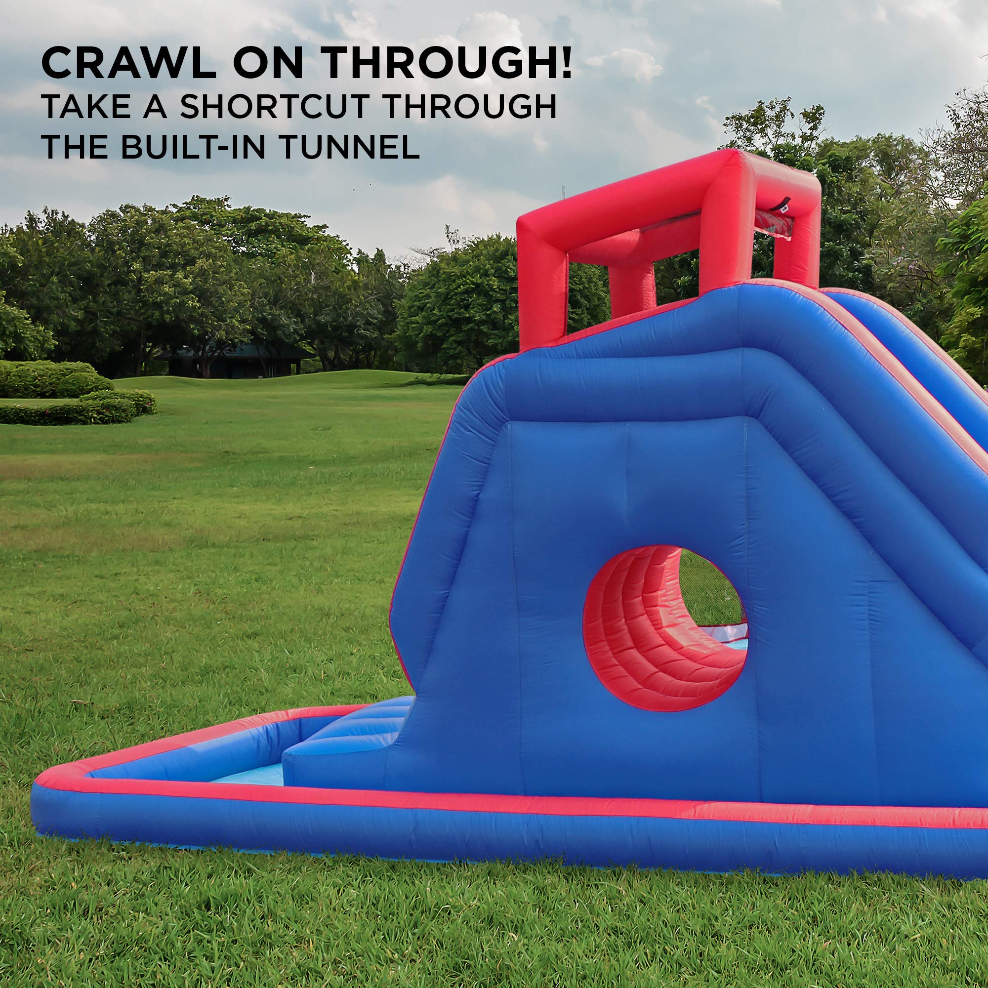 Foto 5 pulgar | Parque De Toboganes Inflables Sunny & Fun 2 En 1 Bounce & Blast - Venta Internacional.
