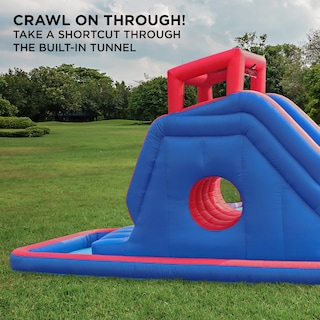 Foto 4 | Parque De Toboganes Inflables Sunny & Fun 2 En 1 Bounce & Blast - Venta Internacional.