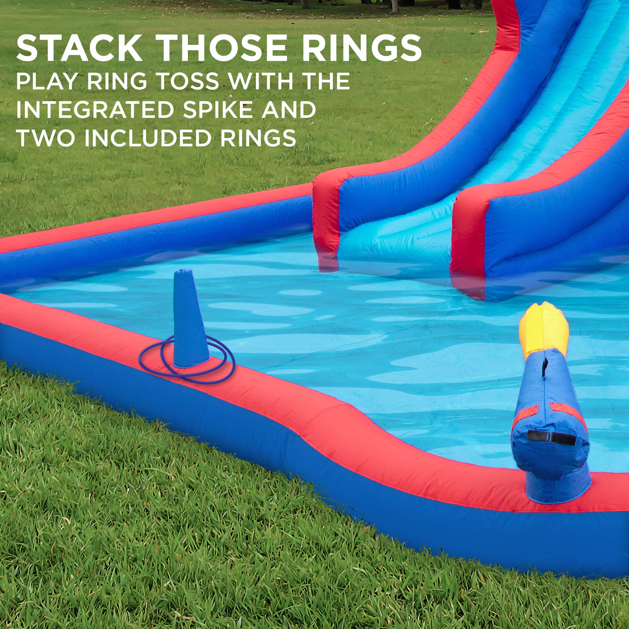 Foto 7 pulgar | Parque De Toboganes Inflables Sunny & Fun 2 En 1 Bounce & Blast - Venta Internacional.