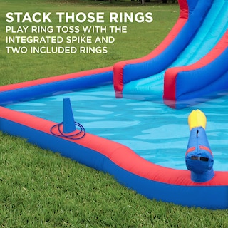 Foto 6 | Parque De Toboganes Inflables Sunny & Fun 2 En 1 Bounce & Blast - Venta Internacional.