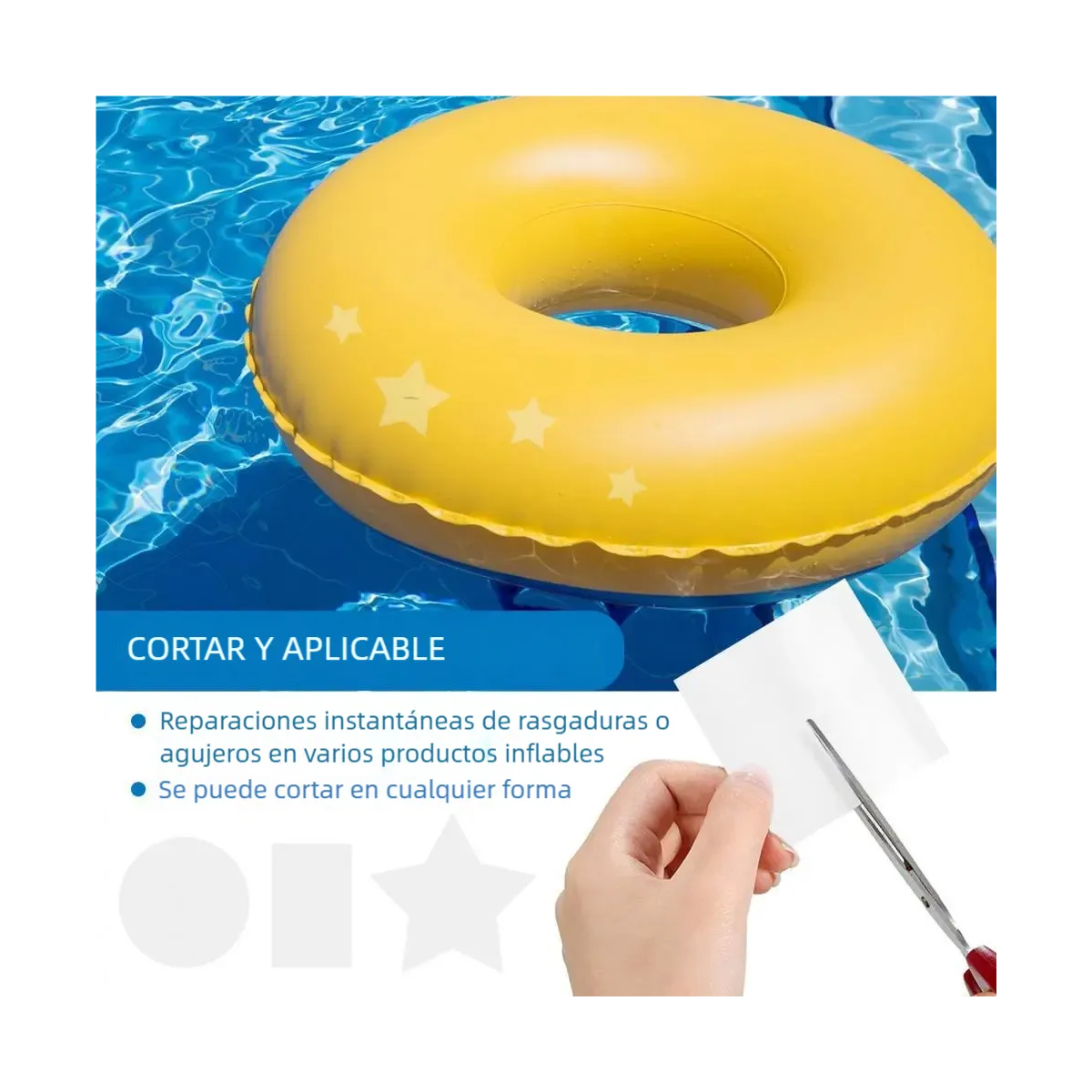 Foto 5 pulgar | Parches Para Piscinas Y Colchones Inflables 30pcs Eo Safe Imports Esi-19579 Transparente