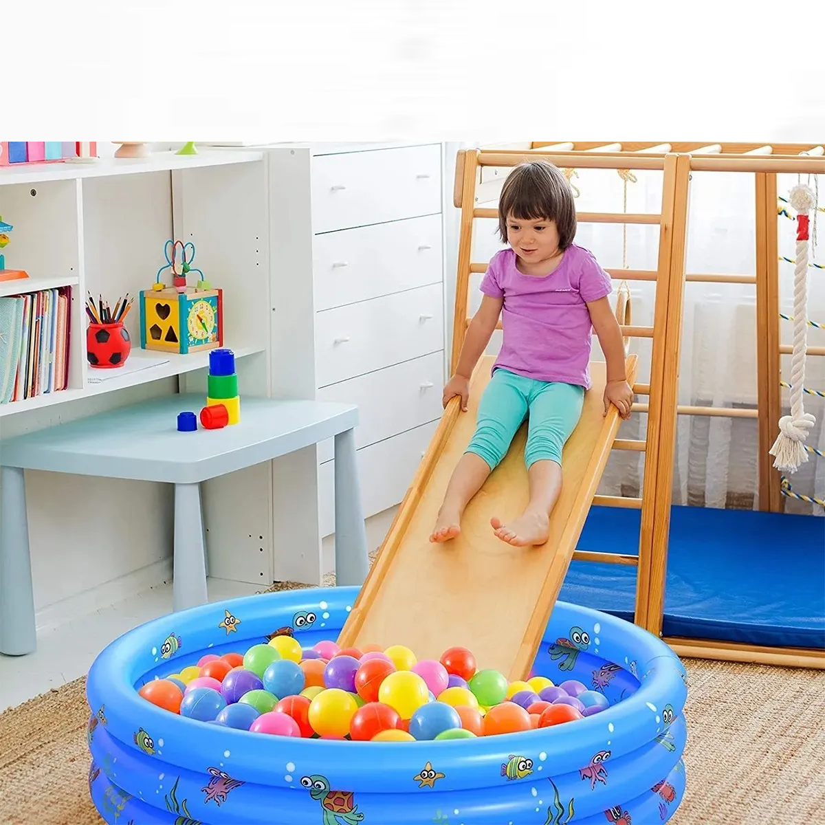 Foto 4 pulgar | Piscina Inflable Eo Safe Imports Esi-19582 Azul
