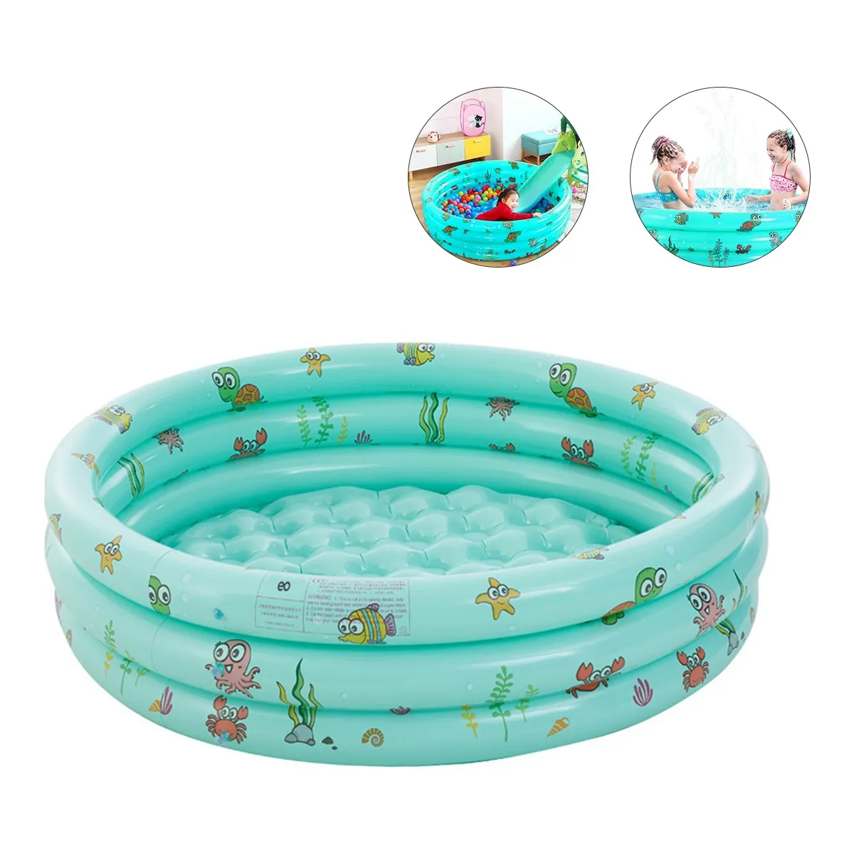 Foto 3 pulgar | Piscina Inflable Eo Safe Imports Esi-19583 Verde
