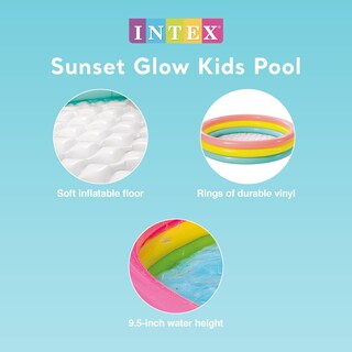 Foto 3 | Piscina Infantil Intex Summer Sunset Glow Design 147 X 33 Cm - Venta Internacional.
