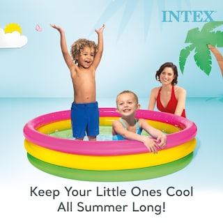 Foto 4 | Piscina Infantil Intex Summer Sunset Glow Design 147 X 33 Cm - Venta Internacional.