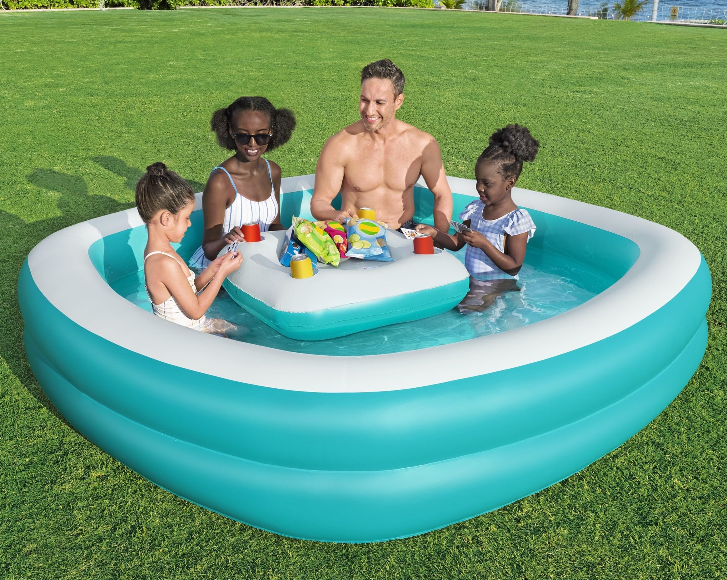 Foto 3 | Piscina Familiar Inflable Bestway H2ogo! ¡bebiendo Verano - Venta Internacional.