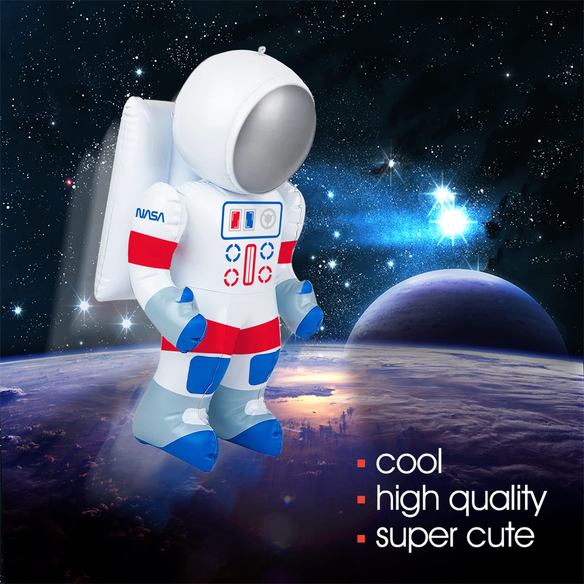Foto 3 pulgar | Juego De 2 Juguetes Inflables Para Astronautas Artcreativity Para Niños - Venta Internacional.