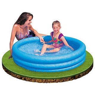 Foto 3 | Piscina Inflable Intex Crystal Blue De 114 X 25 Cm Con Parche De Reparación - Venta Internacional.
