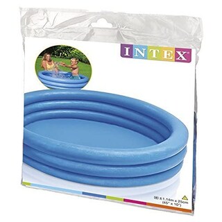 Foto 4 | Piscina Inflable Intex Crystal Blue De 114 X 25 Cm Con Parche De Reparación - Venta Internacional.