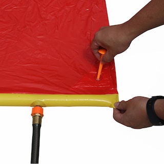 Foto 4 | Tobogán Acuático Banzai Triple Racer Inflable Para Patio Trasero Exterior - Venta Internacional.