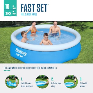 Foto 2 | Set Rápido Para Piscina Bestway De 10 Pies X 76 Cm Con Bomba De 1250 L/h - Venta Internacional.