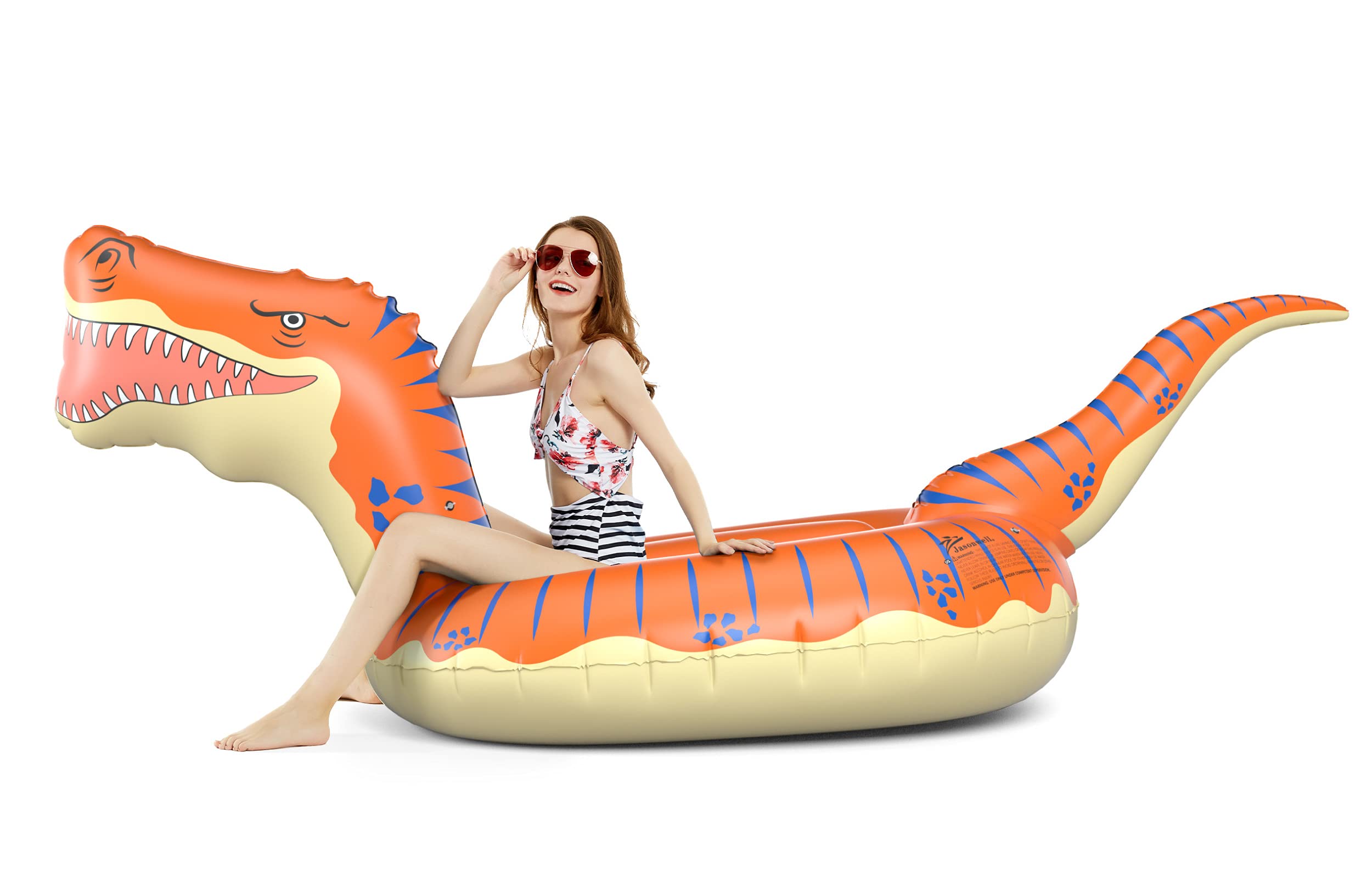 Foto 3 pulgar | Flotador Inflable Con Forma De Dinosaurio Jasonwell T-rex De 3,15 M Para Niños - Venta Internacional.