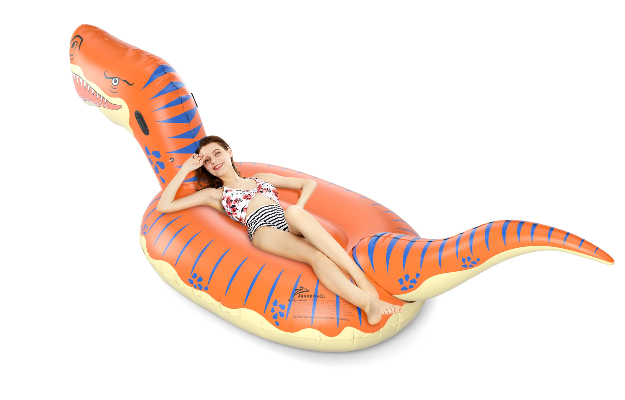Foto 5 pulgar | Flotador Inflable Con Forma De Dinosaurio Jasonwell T-rex De 3,15 M Para Niños - Venta Internacional.