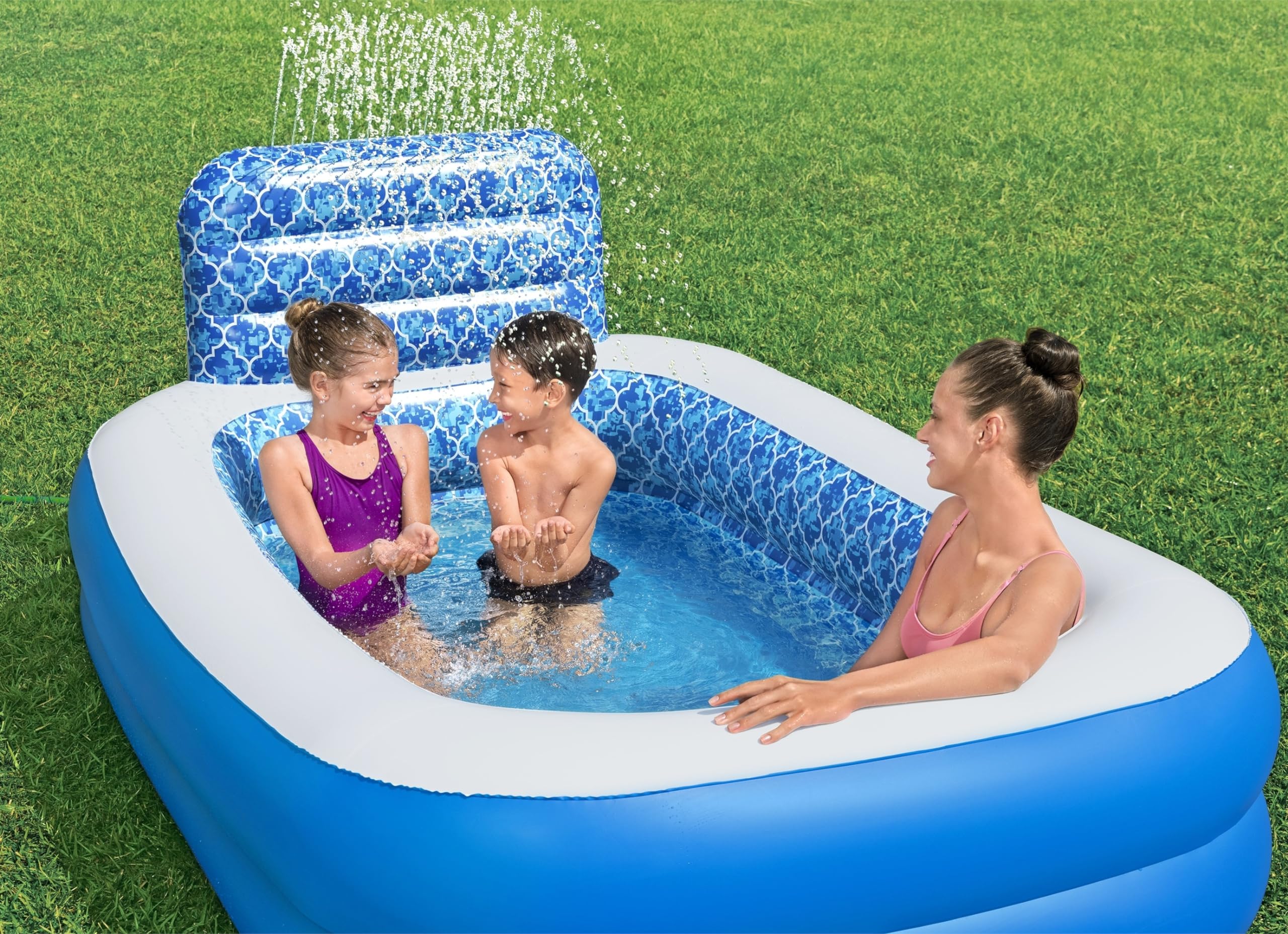 Foto 3 | Aspersor Inflable Family Pool Bestway H2ogo! Oasis En Cascada - Venta Internacional.