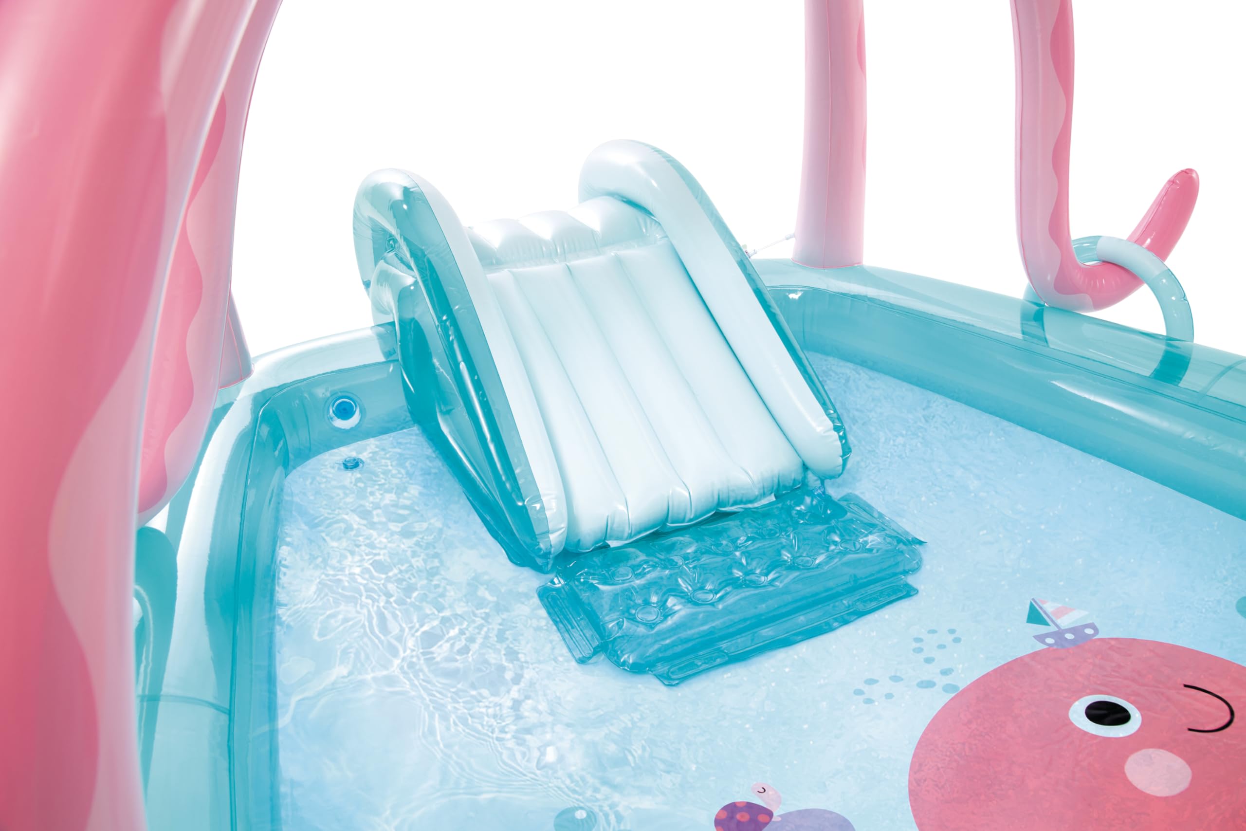 Foto 3 pulgar | Piscina Inflable Para Niños Intex Friendly Octopus Con Tobogán 3+ - Venta Internacional.