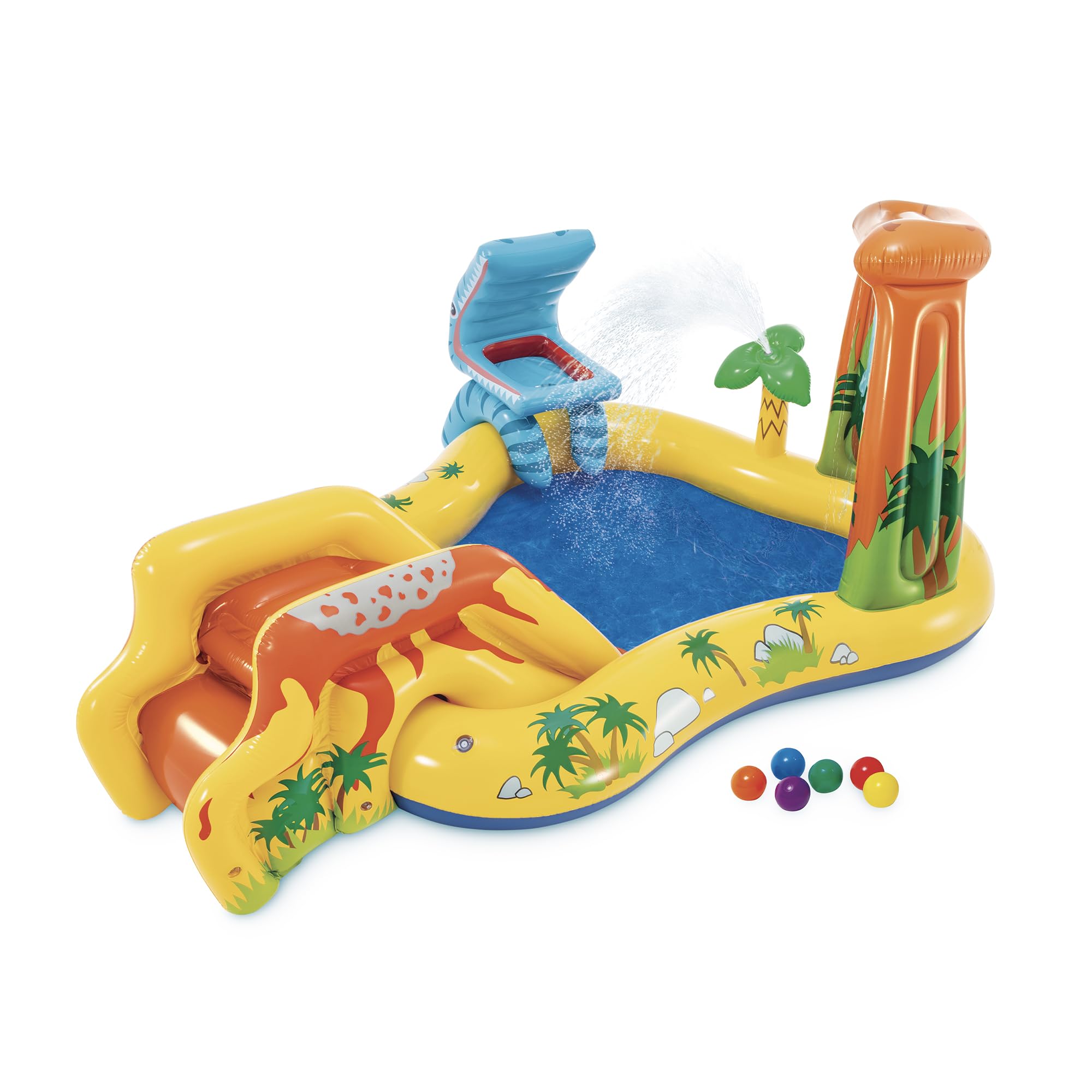 Foto 1 | Centro De Juegos Inflable Con Dinosaurios Intex Outdoor Con Tobogán - Venta Internacional.