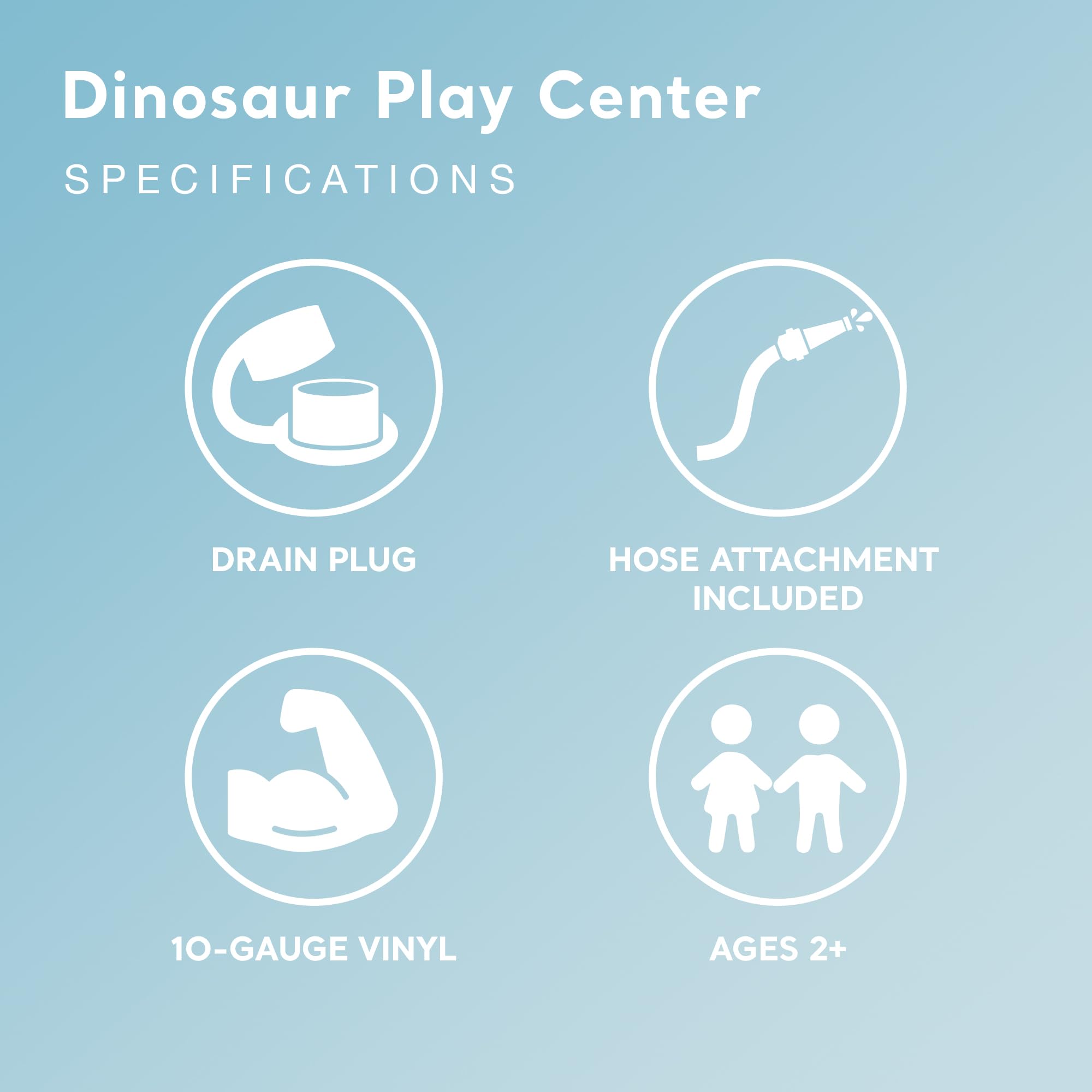 Foto 5 | Centro De Juegos Inflable Con Dinosaurios Intex Outdoor Con Tobogán - Venta Internacional.