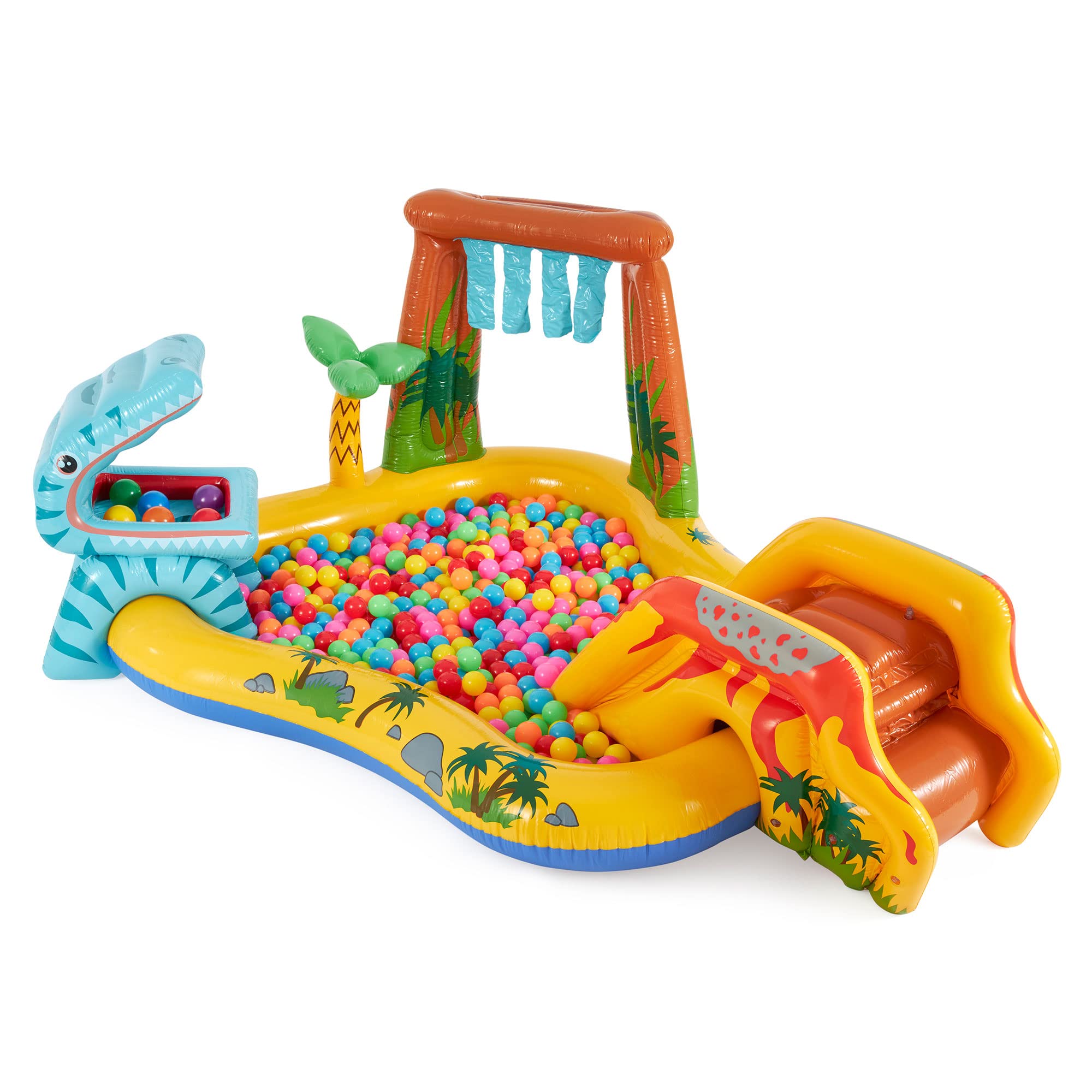 Foto 7 pulgar | Centro De Juegos Inflable Con Dinosaurios Intex Outdoor Con Tobogán - Venta Internacional.