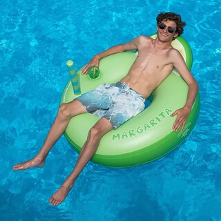 Foto 2 | Anillo Inflable Para Piscina Swimline Margarita Verde Lima, 41 Cm - Venta Internacional.