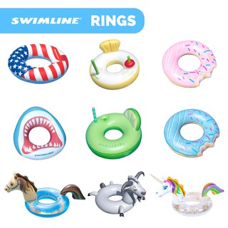 Foto 7 | Anillo Inflable Para Piscina Swimline Margarita Verde Lima, 41 Cm - Venta Internacional.
