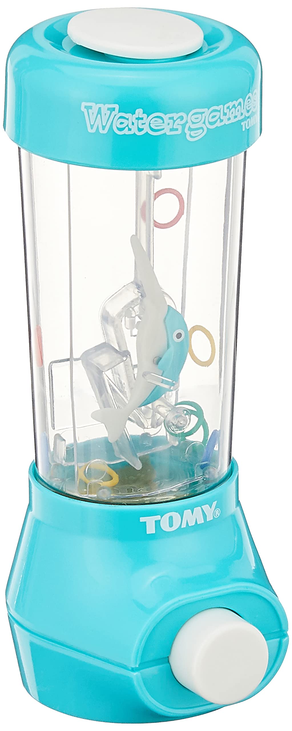 Foto 2 pulgar | Juego Acuático Tomy Handheld Kids Ring Toss Arcade Dolphin - Venta Internacional.