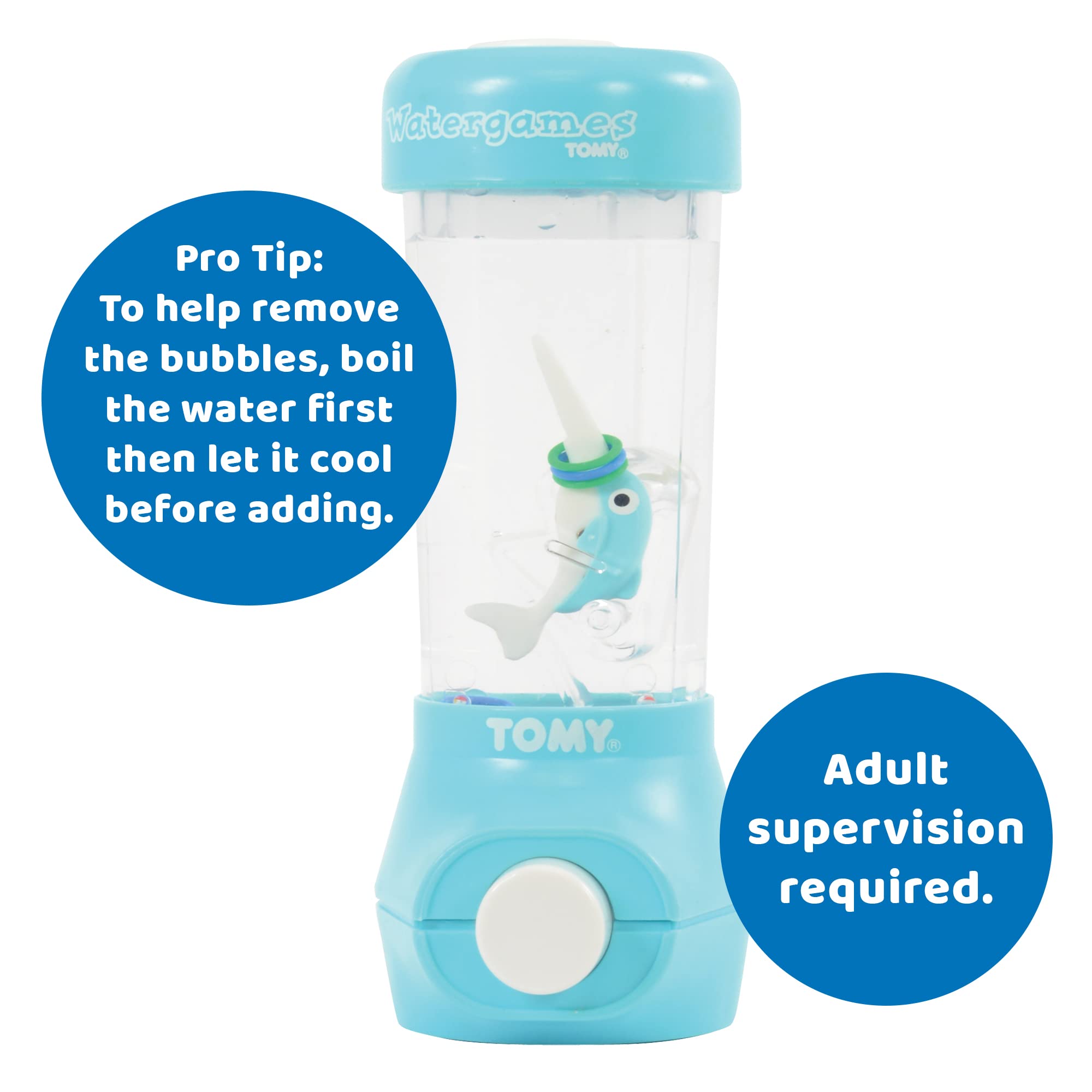 Foto 3 pulgar | Juego Acuático Tomy Handheld Kids Ring Toss Arcade Dolphin - Venta Internacional.