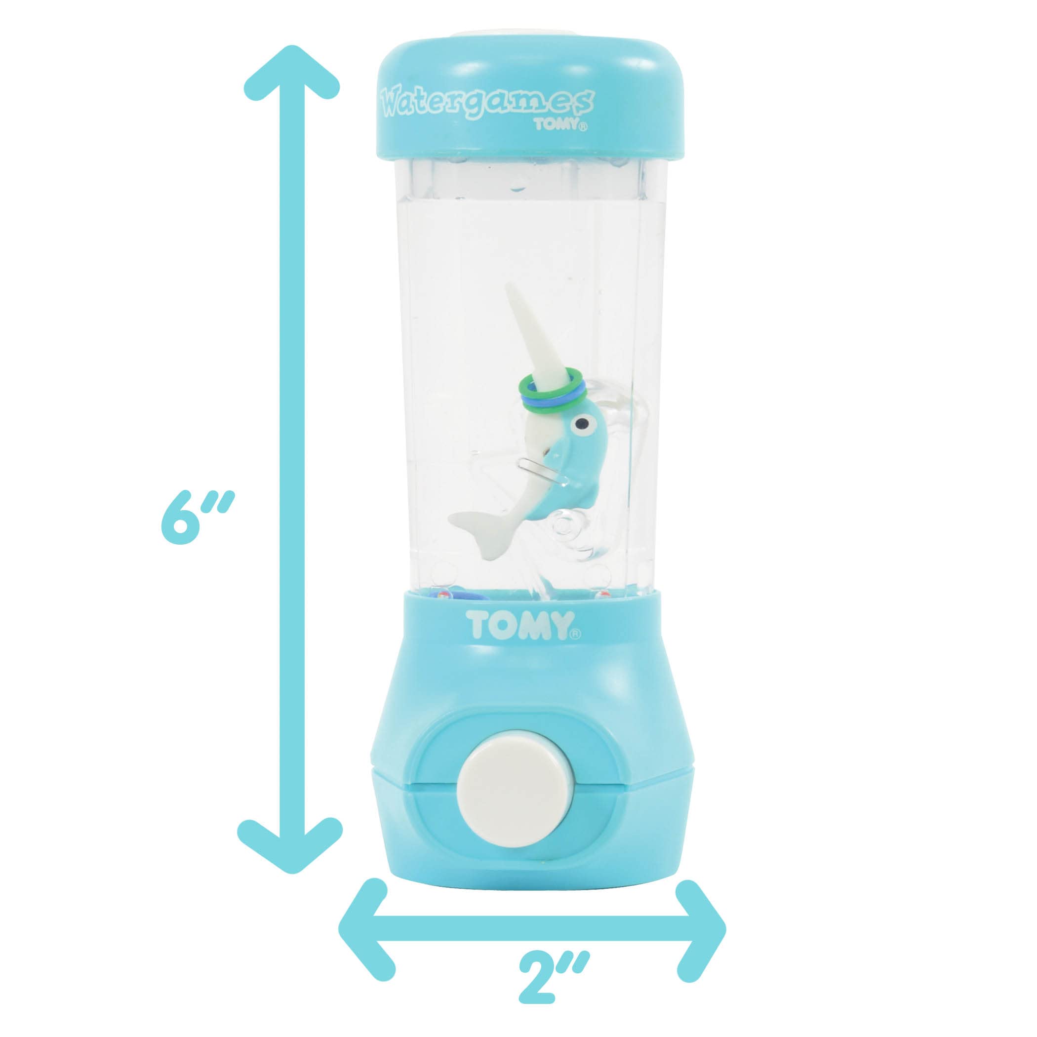 Foto 4 pulgar | Juego Acuático Tomy Handheld Kids Ring Toss Arcade Dolphin - Venta Internacional.