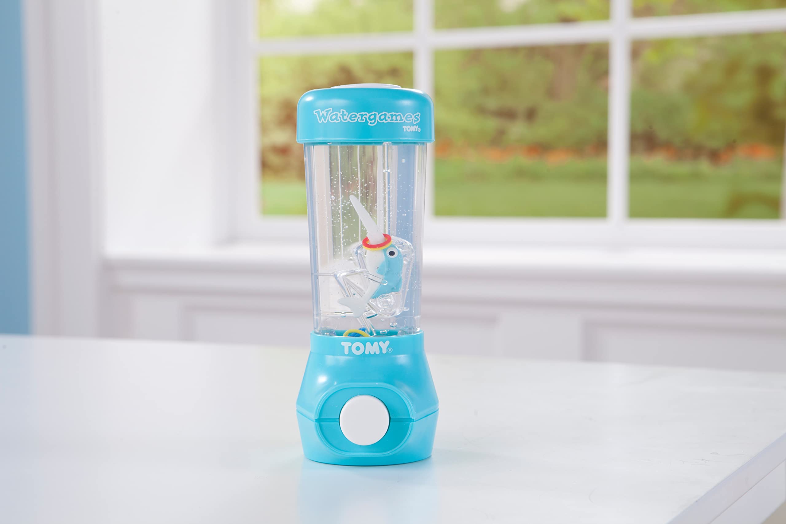 Foto 7 pulgar | Juego Acuático Tomy Handheld Kids Ring Toss Arcade Dolphin - Venta Internacional.