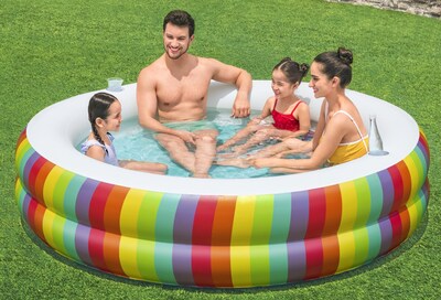 Foto 3 | Piscina Familiar Inflable Bestway H2ogo! Sueños De Arco - Venta Internacional.
