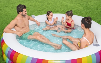 Foto 4 | Piscina Familiar Inflable Bestway H2ogo! Sueños De Arco - Venta Internacional.