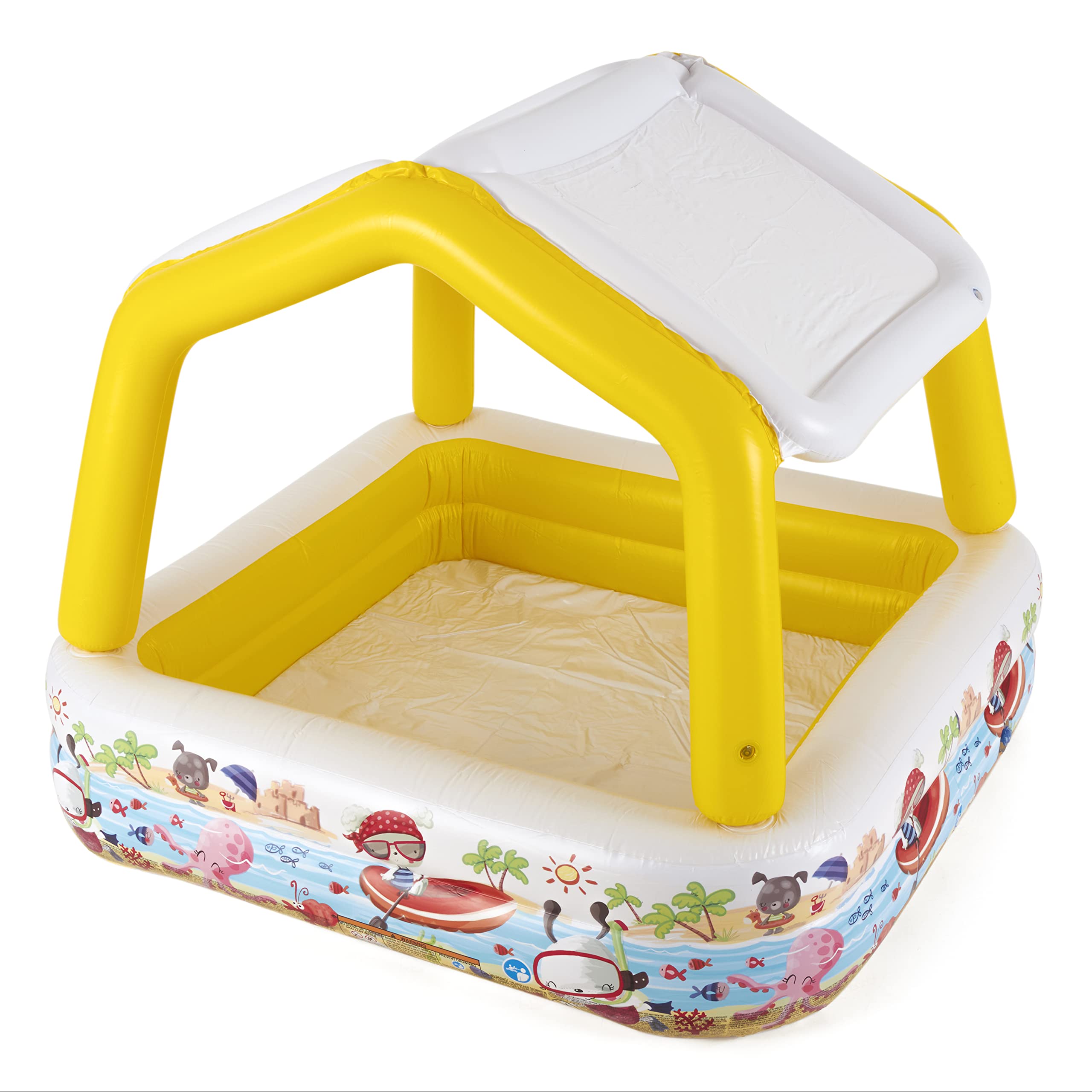 Parasol Intex Para Piscina Infantil, 1,5 M, Cuadrado, Inflable, Calibre 10 - Venta Internacional. $1,016