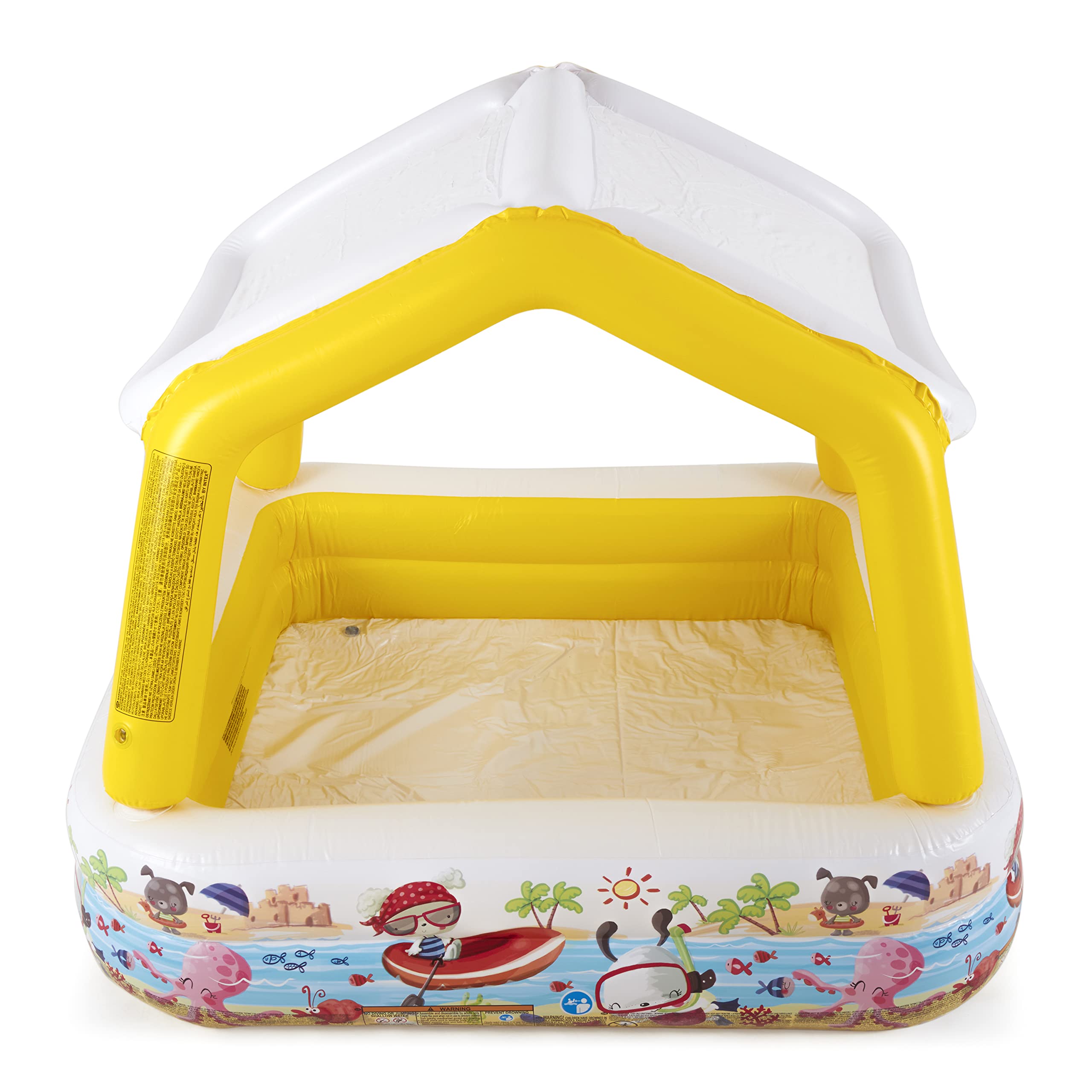 Foto 5 pulgar | Parasol Intex Para Piscina Infantil, 1,5 M, Cuadrado, Inflable, Calibre 10 - Venta Internacional.