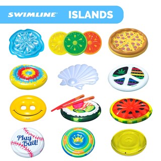 Foto 7 | Carita Sonriente Swimline Sprout Society De Pool Island, 160 Cm, 90510 - Venta Internacional.