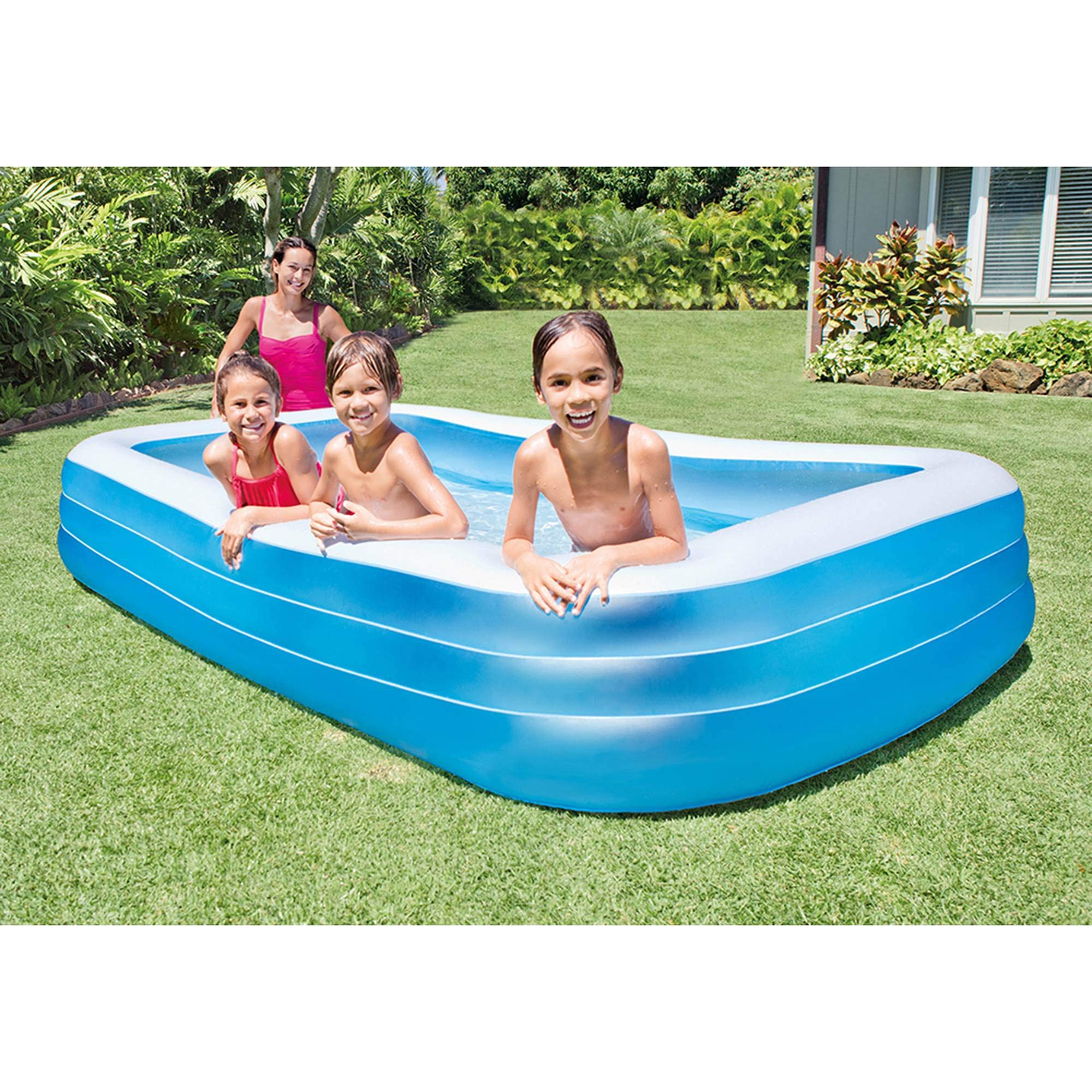Foto 4 pulgar | Piscina Familiar Inflable Intex 58484ep Swim Center 1040l Azul - Venta Internacional.