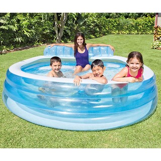 Foto 6 | Salón Familiar Inflable, Piscina, Centro De Natación Intex, 590l, Azul - Venta Internacional.