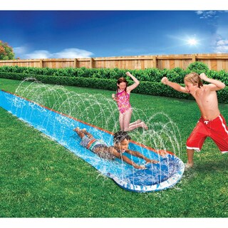Foto 2 | Tapete Con Tobogán Para Piscina Y Piscina Banzai Water Jet, 488 Cm X 71 Cm, Para Niños - Venta Internacional.