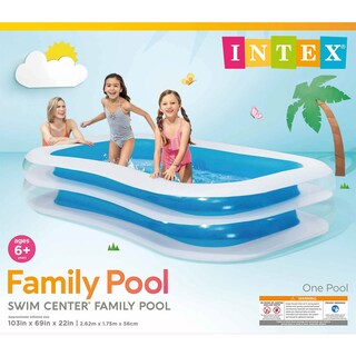 Foto 5 | Centro De Natación Inflable, Piscina Familiar Intex 56483ep, 750 L, Azul - Venta Internacional.
