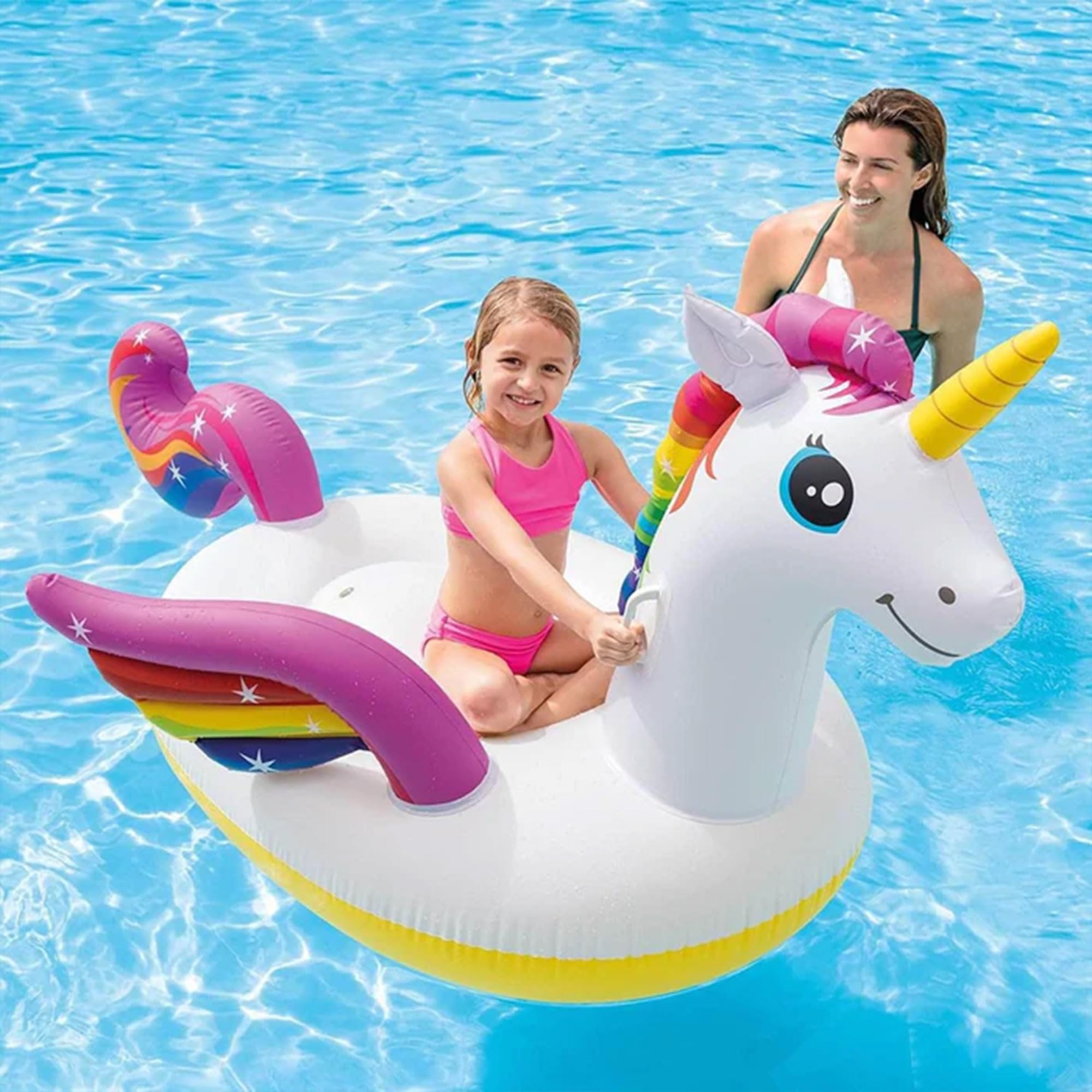 Foto 3 | Flotador Inflable Para Piscina Intex Enchanted Unicorn Para Niños - Venta Internacional.
