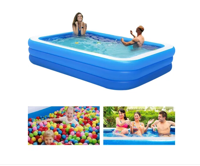 Alberca Inflable Grande Piscinas Tres Niveles Rectangle260cm