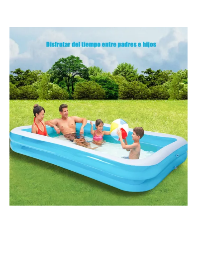 Foto 3 pulgar | Alberca Hinchable Grandes Piscinas Rectangular