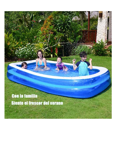 Foto 4 | Alberca Hinchable Grandes Piscinas Rectangular