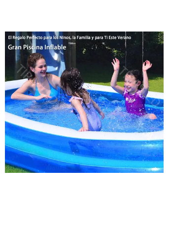 Foto 5 pulgar | Inflable Alberca Piscinas Inflables Gran 200cm + 5 Globos De Agua