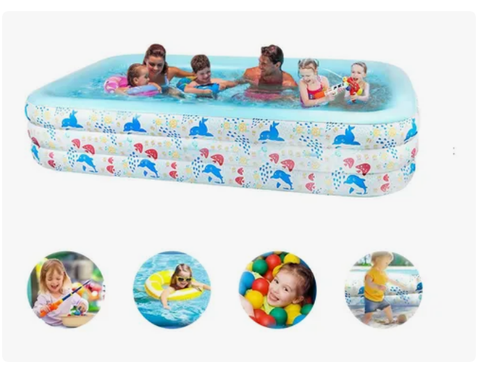 Alberca Inflable Rectangular Familia
