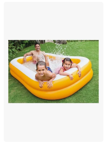Foto 4 pulgar | Alberca Inflable Rectangular