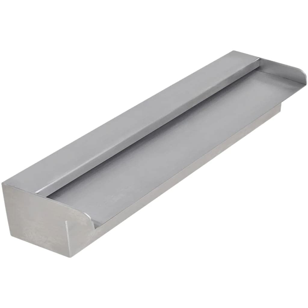 Fuente Para Piscina Con Forma De Cascada Vidaxl Rectangular De 45 Cm  Acero Inoxidable - Venta Internacional.