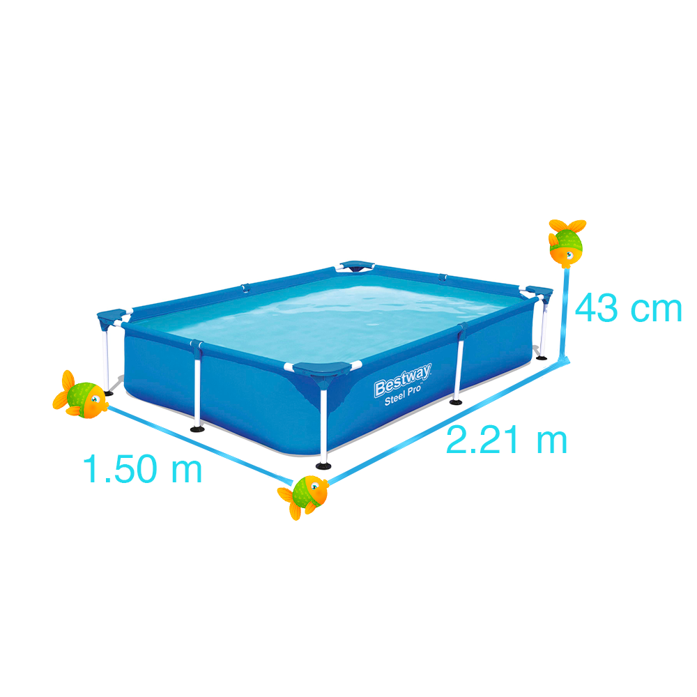 Foto 2 | Alberca Estructural Bestway 56401 color Azul