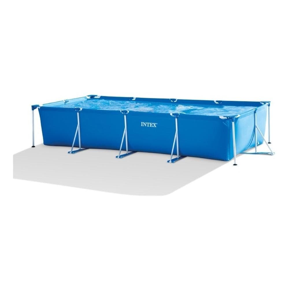 Alberca Rectangular Desmontable Tubular 4.5 M 7,127 Lt Intex $10,398